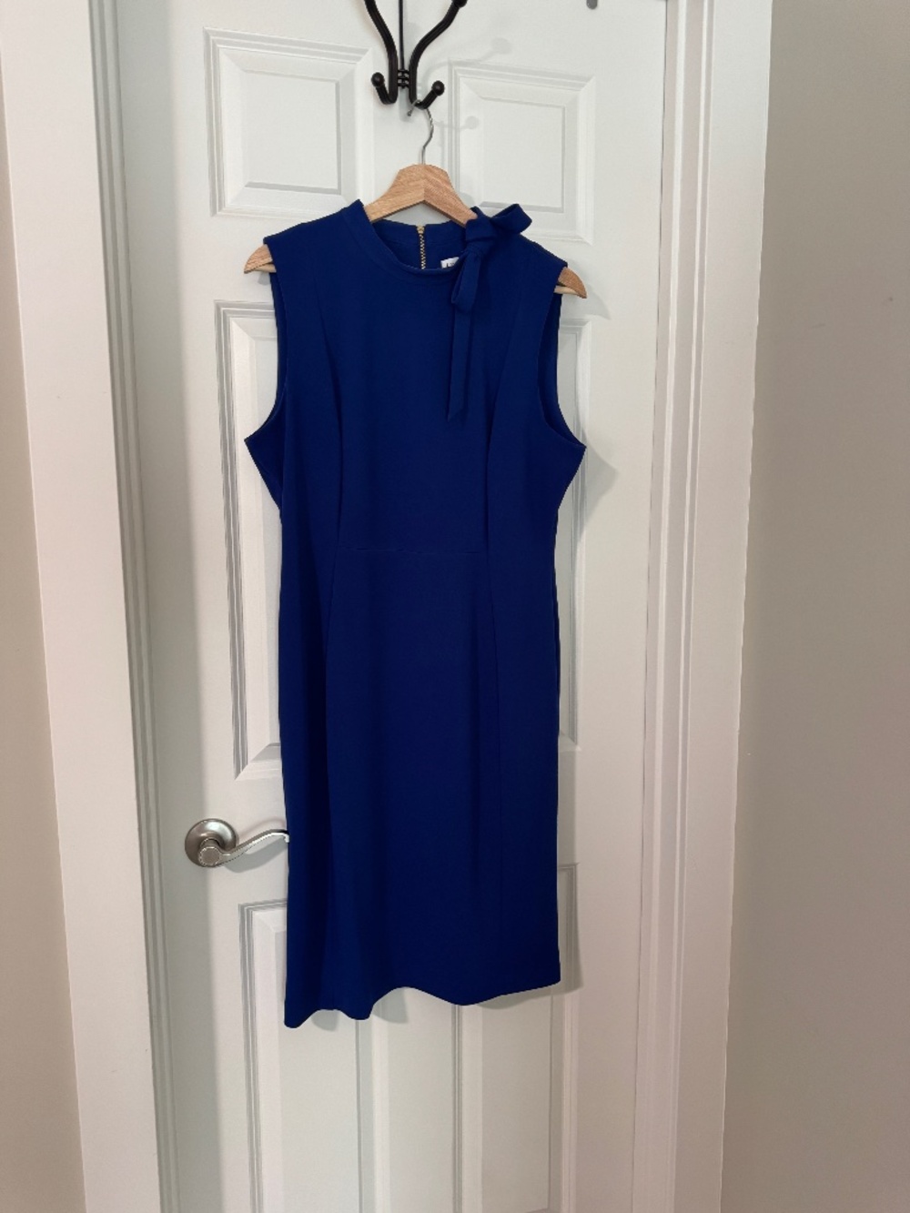 Calvin Klein EUC royal blue sheath dress sz 14